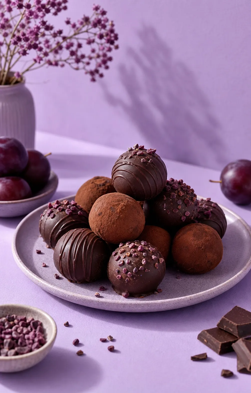 Cocoa Crafted Chocolate Website poster visual