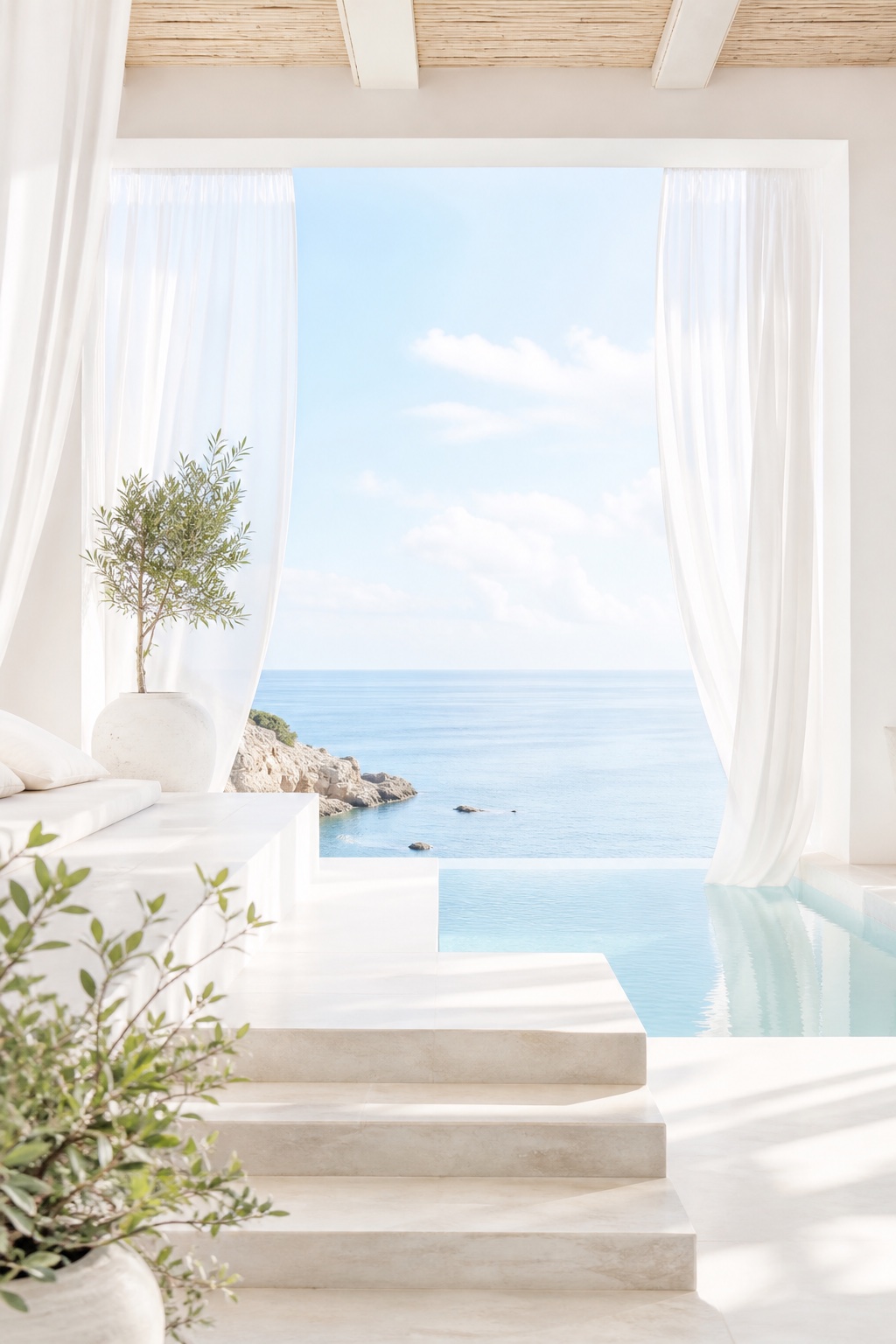 Azure Coast Ocean Retreat poster visual